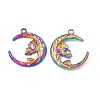 Ion Plating(IP) 304 Stainless Steel Pendants STAS-B031-31R-1