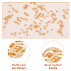 150Pcs Brass Hollow Beads KK-HY0001-69-3