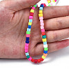 Handmade Polymer Clay Beads Strands CLAY-N008-061-10-7