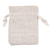 Cotton Cloth Packing Pouches Drawstring Bags ABAG-R011-7X9-01-1