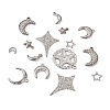18Pcs 9 Styles 304 Stainless Steel Pendants STAS-TA0001-84-3