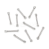 Tarnish Resistant 304 Stainless Steel Link Connectors STAS-Z034-18A-P-1