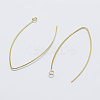 925 Sterling Silver V Shaped Earring Hooks STER-K167-064G-1