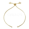 1MM Brass Box Chain Slider Bracelet Making MAK-K024-11G-1