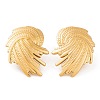 Ion Plating(IP) Wing 304 Stainless Steel Stud Earrings for Women EJEW-L272-002G-1