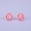 Printed Round Silicone Focal Beads SI-JX0056A-95-1