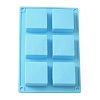 Square Mousse Cake Silicone Molds DIY-WH0032-46-2