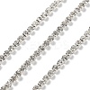 Iron Rhinestone Glass Cup Chain CH-U001-01X-2