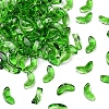 200Pcs Spray Painted Transparent Glass Beads GLAA-FS0002-54B-2