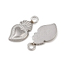 304 Stainless Steel Pendants STAS-A129-08P-2