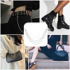 Iron Rhinestone Boot Strap Chains AJEW-WH20042-37-5