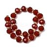 Natural Carnelian(Dyed & Heated) Beads Strands G-D105-B12-2