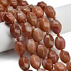 Natural Red Banded Agate Beads Strands G-B178-K01-01-1