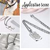 10Pcs 5 Colors PVD Vacuum Plating 304 Stainless Steel Pendants STAS-UN0018-33-6