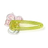 Flower Acrylic Alligator Hair Clips OHAR-H002-01E-2