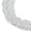 Electroplate Imitation Jade Glass Beads Strands EGLA-N013-J8mm-D02-3