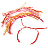 30Pcs 10 Styles Adjustable Waxed Polyester Cord Bracelet Making X1-AJEW-TAC00051-2