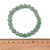 Dyed Natural Green Aventurine Beads Stretch Bracelets LS-X-BJEW-Q305-8