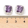 Brass Micro Pave Cubic Zirconia Beads KK-A253-20S-05-3