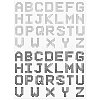 8 Sheets 2 Style Letter A~Z Acrylic Hotfix Rhinestone DIY-CP0012-54A-6