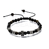 Brass Beaded Bracelets BJEW-Z094-03D-4