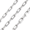 304 Stainless Steel Paperclip Chains CHS-M009-06P-04-1