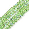 Electroplate Transparent Glass Beads EGLA-B013-02A-AB04-1