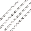 Tarnish Resistant 304 Stainless Steel Curb Chains CHS-R009-05-1