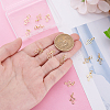 14Pcs Brass Tiny Cross Charms KK-LP0001-51-3