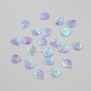UV Plating Resin Charms RESI-WH0026-136A-1