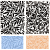 2Pcs 2 Styles Plastic Embossing Folders DIY-CP0008-88-1