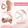 Plastic Imitation Pearl Stretch Bracelets AJEW-WH20064-04-5
