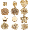 1800Pcs 6 Styles CCB Plastic Beads CCB-PA0001-14G-1
