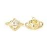 Rack Plating Alloy Glass Charms FIND-G044-36LG-1