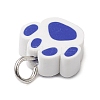 Handmade Polymer Clay Dog Paw Prints Pendants PALLOY-JF03804-5