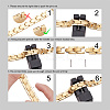 SHEGRACE Stainless Steel Panther Chain Watch Band Bracelets JB678A-4