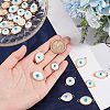 20Pcs 10 Colors Brass Enamel Pendants KK-NB0001-48G-3