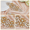 2Pcs Alloy with Rhinestone Sewing Decorate DIY-FH0006-82G-4