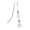 Tibetan Style Alloy Hook Bookmarks AJEW-JK00342-4