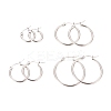 Non-Tarnish 304 Stainless Steel Hoop Earrings for Women EJEW-X0015-02P-01-1