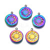 Ion Plating(IP) 304 Stainless Steel Pendants STAS-S119-129-1