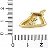 Rack Plating Brass Cubic Zirconia Pendants KK-K392-10G-3