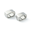 201 Stainless Steel Slide Charms/Slider Beads STAS-C016-08B-P-1-3