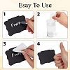 Erasable PVC Food Label Display Chalkboard Clip AJEW-CP0010-97B-6