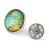 Round Glass Brooches JEWB-A022-02I-2