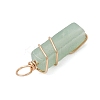 20Pcs 10 Styles Natural Mixed Stone Copper Wire Wrapped Pendants PALLOY-JF03976-6