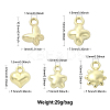 30Pcs 5 Style Alloy Charms FIND-CJ0001-45-2