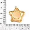 Printed 304 Stainless Steel Pendants STAS-C146-09G-04-3