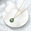 304 Stainless Steel Micro Pave Cubic Zirconia constellation Pendant Necklaces NJEW-R021-01G-06-2