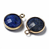Natural Lapis Lazuli Charms G-Q998-026A-3